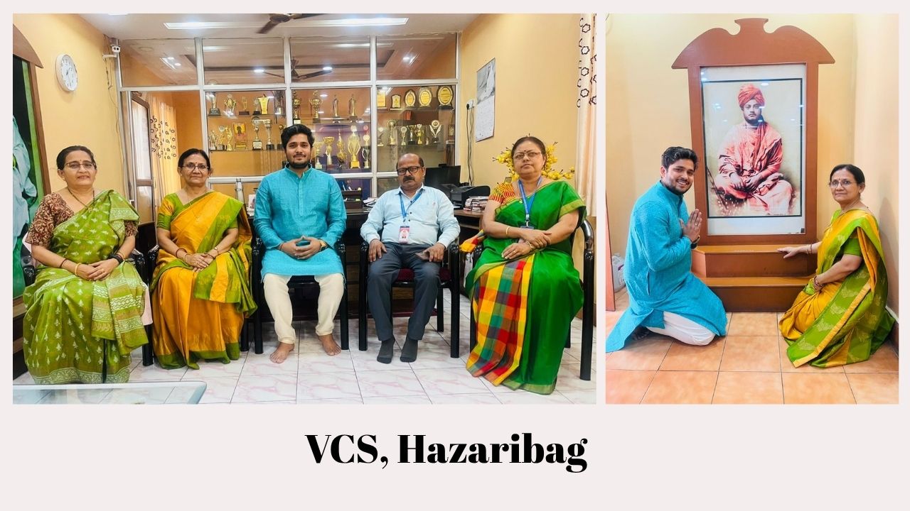 Shri Sumitacharya Ji Maharaj at VCS Hazaribag