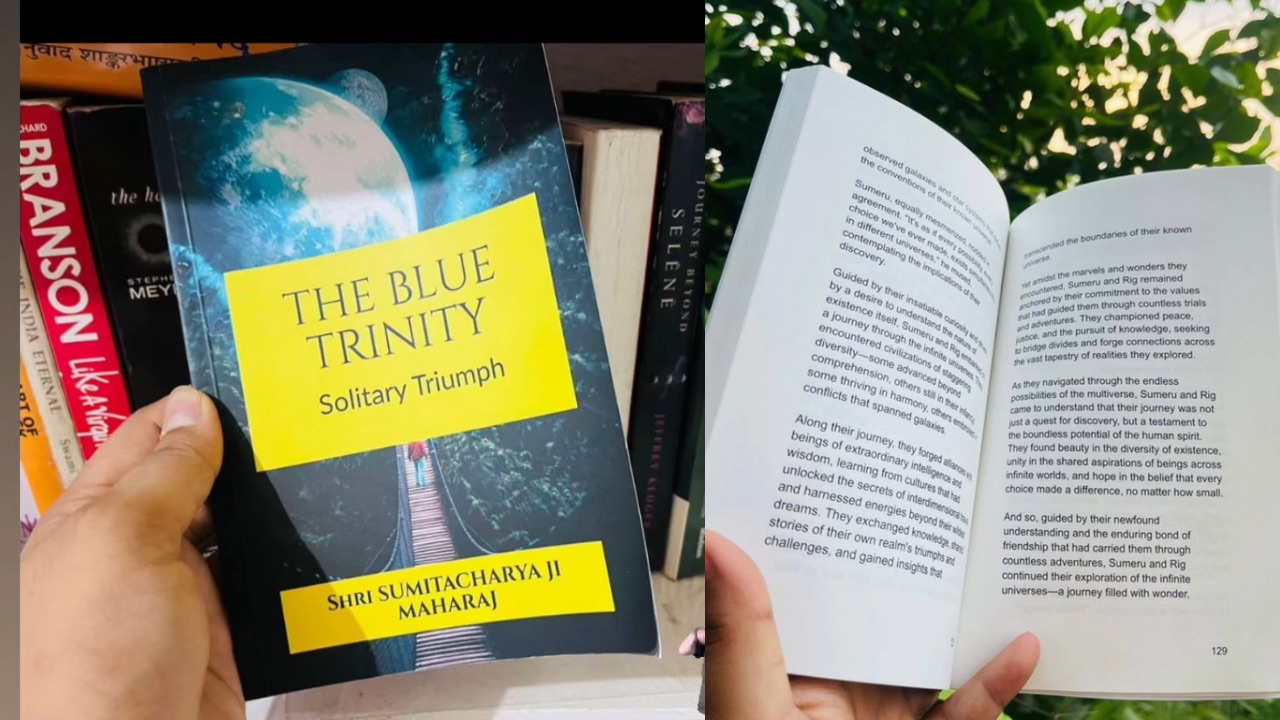 Book, The Blue Trinity, Published by Shri Sumitacharya Ji Maharaj