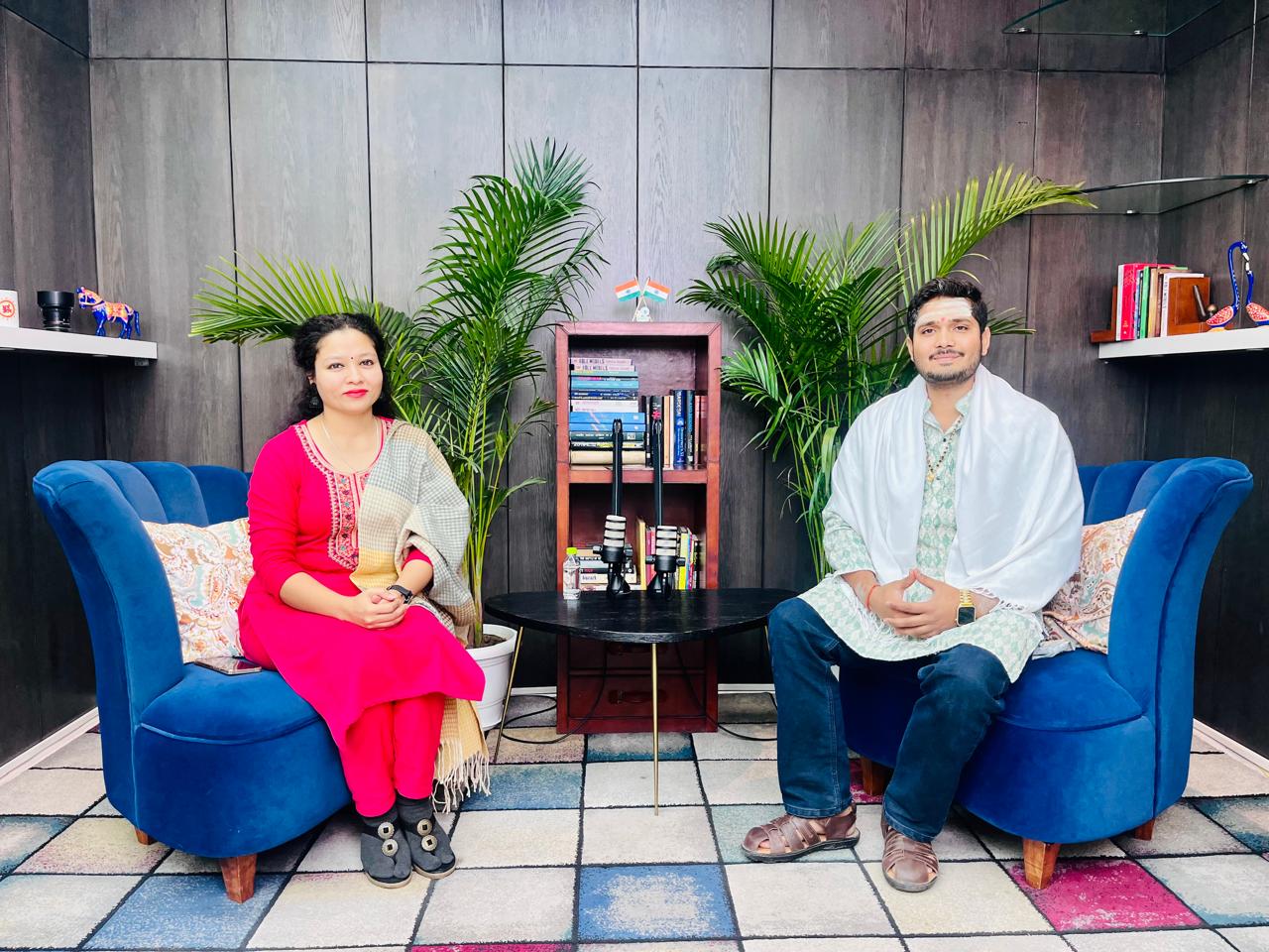 Podcast of Shri Sumitacharya with Kavita Rana Dharm Gyan NMF News